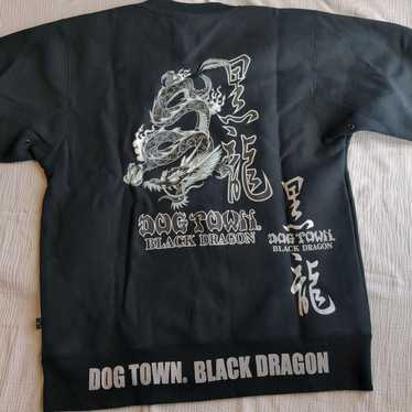 90s Dog Town BLACK DRAGON ベースボールシャツ Dog Town Black Dragon T Shirt Long Sleeve Big Size XL