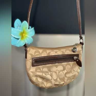 バッグ COACH Mini Signature Small Hobo Coach signature mini hobo - Gem