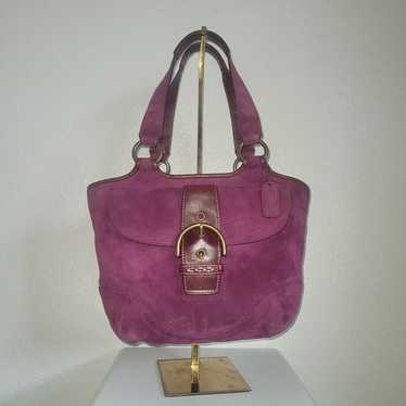 Coach soho suede+leather purple - Gem