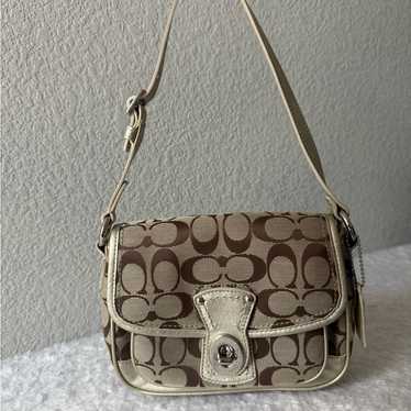 バッグ Coach Signature Flap Hobo Shoulder Bag Coach signature flap shoulder - Gem