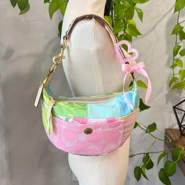 バッグ Coach Pastel Patchwork Shoulder Hobo bag Coach | Bags | Vintage Coach Bag Pastel Patchwork Rare Euc