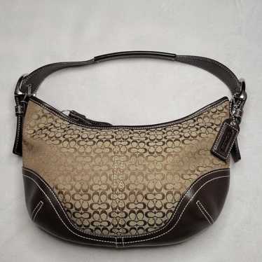バッグ COACH Coach Handbag Mini Signature Soho Coach Soho Mini Signature Small Flap Shoulder Handbag