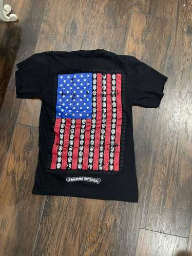 CHROME HEARTSクロムハーツAmerican Flag L/S Chrome Hearts Flag L S | Grailed