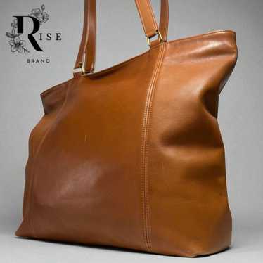 バッグ OLD COACH Handbag Tote Bag Camel USA Coach Leather Camel Vintage Shoulder Zip Tote Handbag | eBay