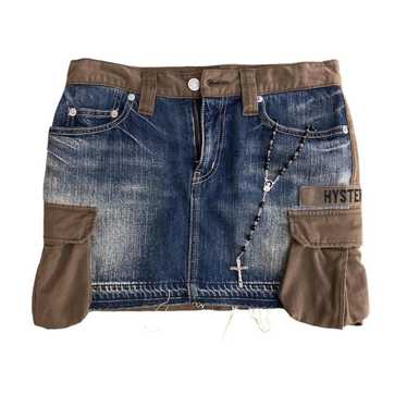 X-girl × HYSTERIC GLAMOUR DENIM SKIRT X-girl × HYSTERIC GLAMOUR DENIM SKIRT