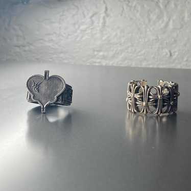 クロムハーツ　925 Silver Ring Chrome Hearts SINGLE WIDE VINE BAND SILVER RING MEN'S NO.9
