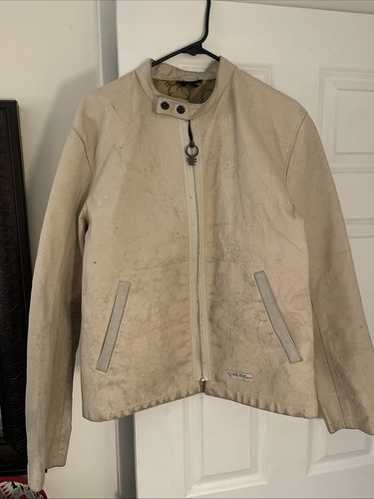 早い者勝ち 希少 レア DIESEL Suede Leather Jacket Diesel Leather L-BOY-A Jacket with Zip Closure men - Glamood