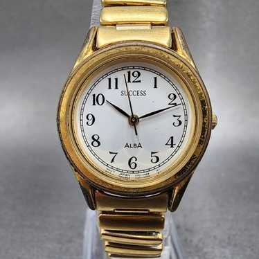 R7-2541 SUCCESS ALBA V708 アナログ腕時計 ゴールド ALBA（SEIKO） SEIKO セイコー ALBA アルバ クォーツ レディース