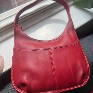 バッグ old coach Ergo hobo red leather bag y2k Vintage Coach Shoulder Hand bag Soho 9219 Red Leather Y2K