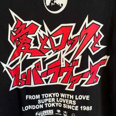 ピンク super lovers rock y2k パンク　平成 LOVERS HOUSEx江崎びす子+2000s 1990年代-2000年代復刻オン