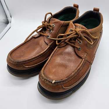 靴 90's POLO SPORT \"LEATHER MOCCASIN SHOES\" POST JUNK / 90's POLO SPORT RALPH LAUREN Buckle Belted