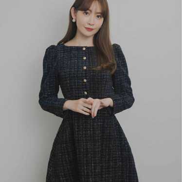 ワンピース Mondrian Tweed Mini Dress Msize Mondrian dress - Gem
