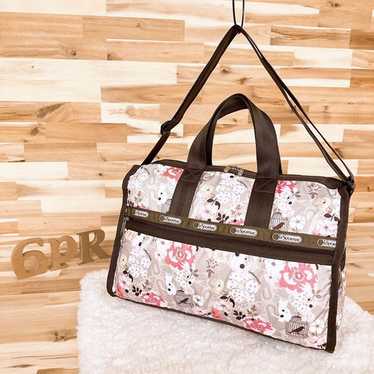 バッグ Lesportsac Cat Boston Bag Cat Pattern LeSportsac cat pattern Boston bag