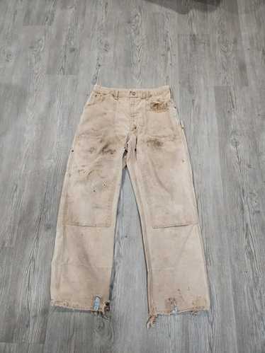 FI-Distressed Double Knee Pants (VerⅡ) Vintage 90s Distressed Carhartt Double Knee Carpenter Work