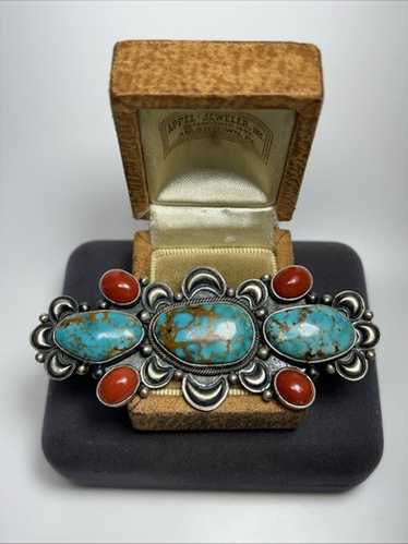 Aaron Toadlena アーロントードレナ ターコイズ Aaron Toadlena Turquoise Ring - Four Winds Gallery