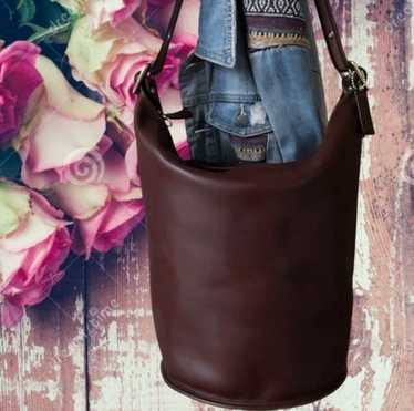 Rare Vintage Coach ライトミント Duffle Sac XL Coach Duffle Sac - Gem