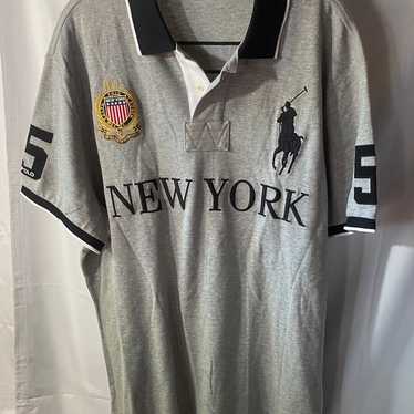 Ralph Lauren ポロシャツ NEW YORK ポロ ラルフ ローレン POLO RALPH LAUREN コットン メッシュ