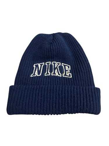 ニ*ニ様 90s Nike navy beanie big swoosh AP6 ニ*ニ様 90s Nike navy beanie big swoosh AP6 Vintage 90s Nike