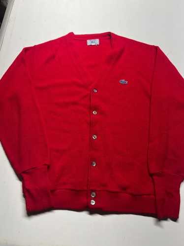 Lacoste red vintage cardigan - Gem