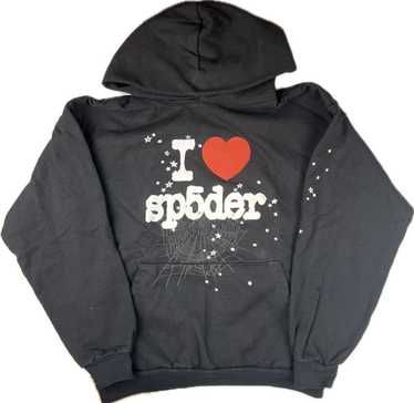 【正規品】 Sp5der I HEART SP5 HOODIE スパイダー S I Heart SP5 Hoodie | MTS x SP5DER Hooded Sweatshirt - SS24