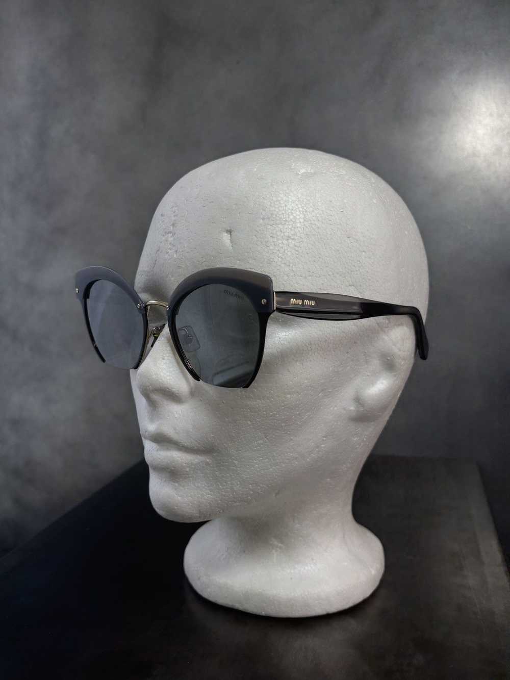 Miu Miu Miu Miu Sunglasses SMU 53T Mirrored Cut O… - image 3