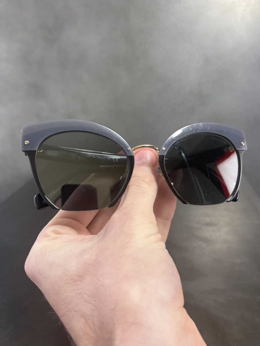 Miu Miu Miu Miu Sunglasses SMU 53T Mirrored Cut O… - image 6