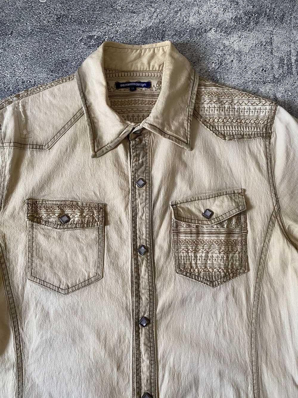 semanticdesign Y2K SEMANTIC DESIGN SKULL EMBROIDE… - image 2