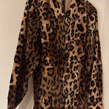 トップス vintage hysteric glamour leopard design Hysteric Glamour leopard / cheetah print hoodie | Depop
