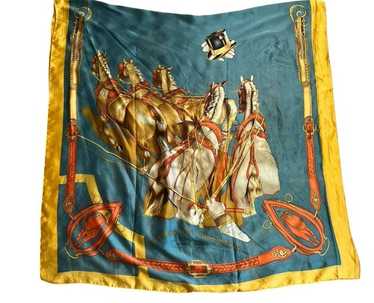 カ*ネ様 値下げ！HERMES ATTELAGE EN ARBALETTE シル Hermes scarf attelage en - Gem