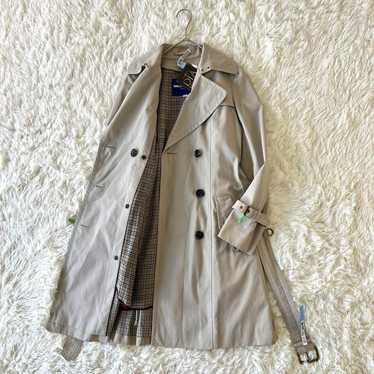 【美品】BURBERRY BLUE LABEL　コート　38 グレー バーバリーブルーレーベルウールコート正規品38