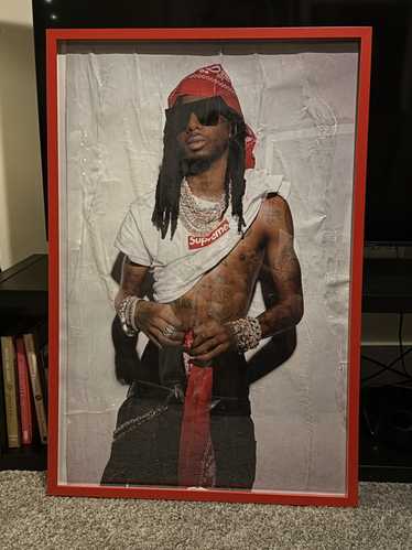 ミュージシャン Supreme x Playboi carti poster Supreme x Playboi Carti 2025 Home Decor Poster Canvas