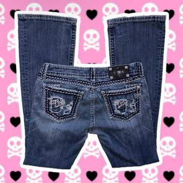 Miss Me Bootcut Low Rise Jeans - Gem