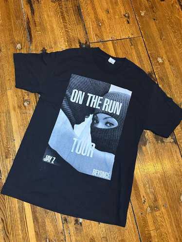 JAY Z +BEYONCEビヨンセON THE RUN TOUR T サイズM JAYZ BEYONCE ON THE RUN TOUR TEE ジェイZ ビヨンセ raptee