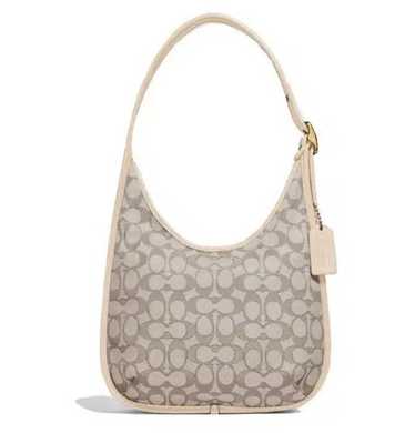 バッグ COACH Ergo Hobo White Leather Signature Vintage COACH Legacy Ergo XL Tote Purse Handbag Very HTF In