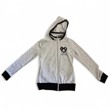 y2k❤️00s LIZ LISA DOLL ユニオンジャックジップアップパーカー LIZ LISA Doll Hoodie Top Ivory Size OS Gal GYARU Y2K Grunge