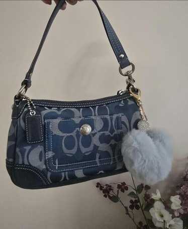 Vintage coach handbag blue - Gem