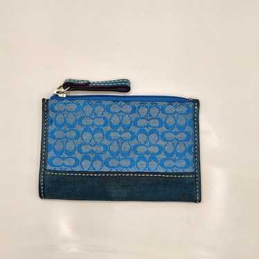 希少✨ Vintage Coach 二つ折り 財布 Wallet ネイビー Coach vintage wallet blue - Gem
