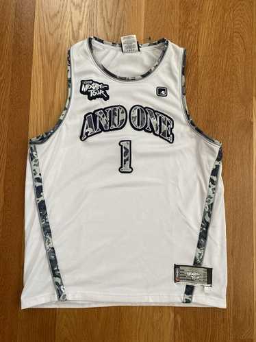 AND1 mixtape tour 2004 ユニフォーム Vintage And 1 Mixtape Tour 2004 Basketball Jersey Men's