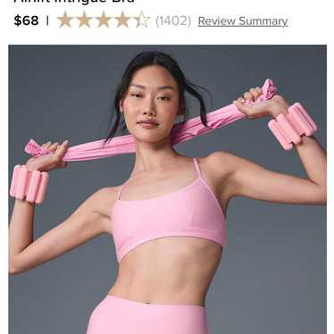 Alo Yoga セットアップ ピンク XS Airlift Line Up Airlift Line Up Bra - Black | ALO