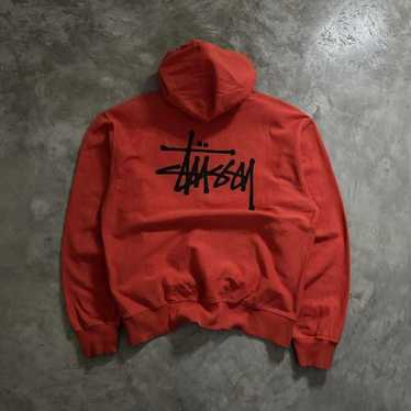 Stüssy stussy hoodie pink orange Stussy Dyed Stussy Designs Hoodie - Peach - 118485-0609