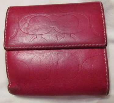 Coach bifold wallet red - Gem