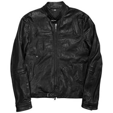 DIRK BIKKEMBERGS レザージャケット　希少 DIRK BIKKEMBERGS, LEATHER JACKET S/S 2003 - ninetwofive