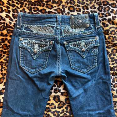Miss Me Bootcut Low Rise Jeans - Gem