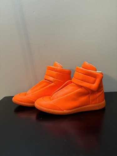 Maison Margiela オレンジ レザー ブーツ 37ハーフ Maison Margiela オレンジ レザー ブーツ 37ハーフ