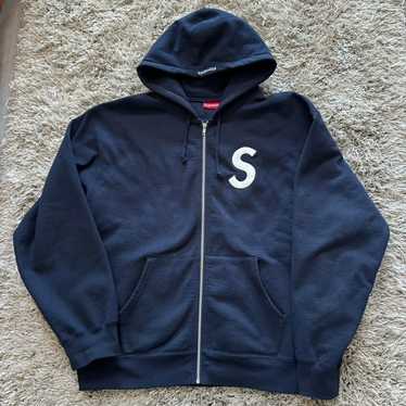 Supreme hoodie navy s - Gem