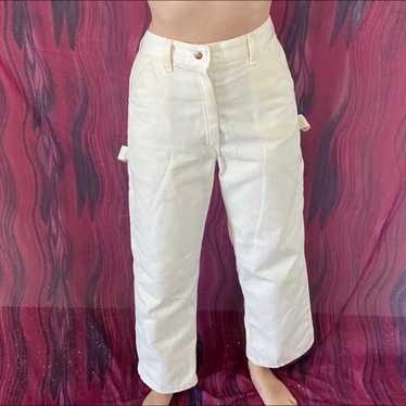 パンツ 70s 80s store brand white painter pants 1970's OshKosh Painters Pants | 25x34 – Nylo Wool