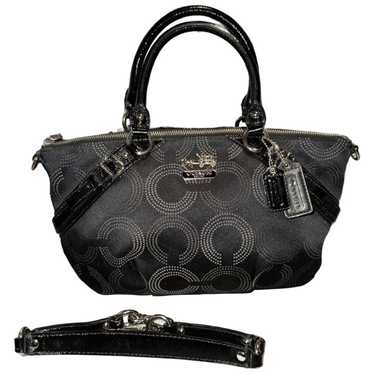 バッグ coach Madison Sofia 2way hand Bag Coach Madison Signature C Sophia Satchel Bag F20243 Black