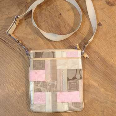 バッグ Rare COACH Patchwork Mini Bag Pink Coach pink patchwork - Gem