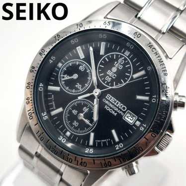 SEIKO CHRONOGRAPH 100M 腕時計 2006) Seiko 7T92-0RT0 chronograph 100M (serviced) – WATCH WAVE