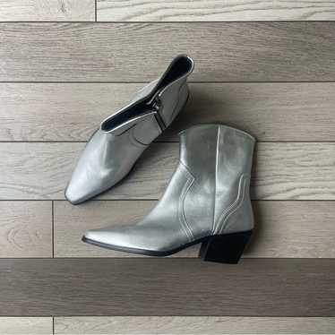Zara silver metallic boots - Gem